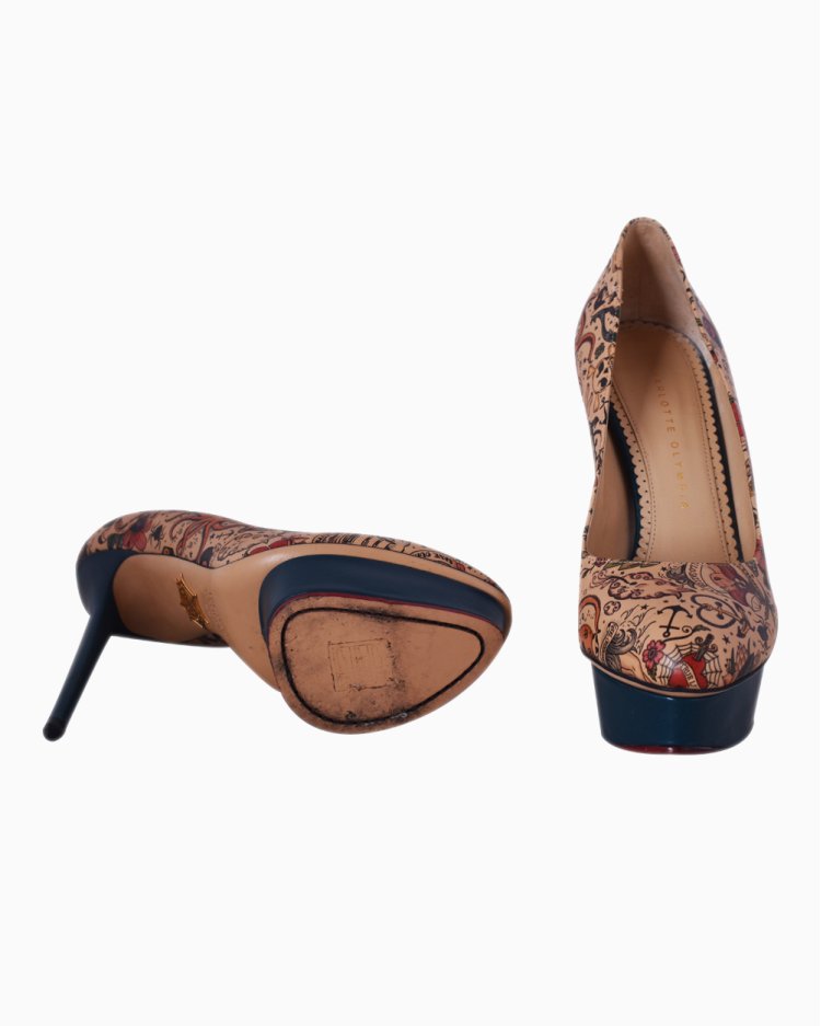 Sapato Charlotte Olympia Original Nautical feminino